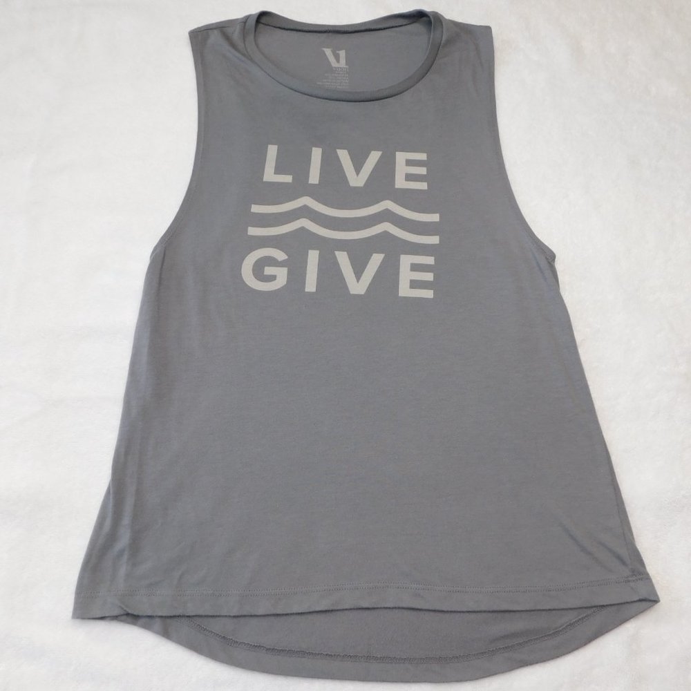 Vuori Live Give Tank Top | Storm Gray | VGUC | Medium